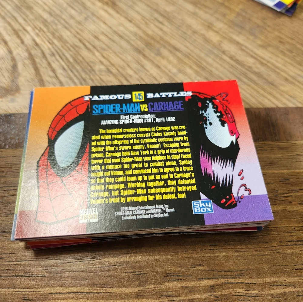 1993 Marvel Skybox 180 Card Collection! - Picture 4 of 7
